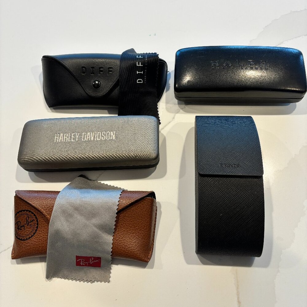 Lot of 5 Eye Glass Cases